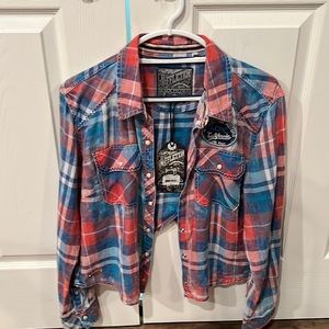 Affliction Sag Harbor L/S Woven BRAND NEW WITH TAGS